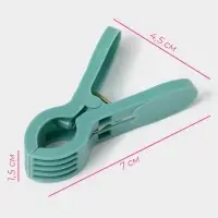 Прищепки для белья Доляна, 24 шт., 7&times;1.5 см, ширина низа 4.5 см