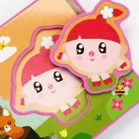 Книжка с мягкими пазлами EVA "Любимые герои", 12 стр., Малышарики