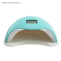 Лампа для гель-лака JessNail SUN 5, UV/LED, 48 Вт, таймер 10/30/60 сек, цвет мятный