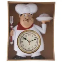 Часы настенные интерьерные &laquo;Кушать подано&raquo;, серия: Кухня, бесшумные, плавный ход, 22&times;28 см, от батарейки 1&times;АА