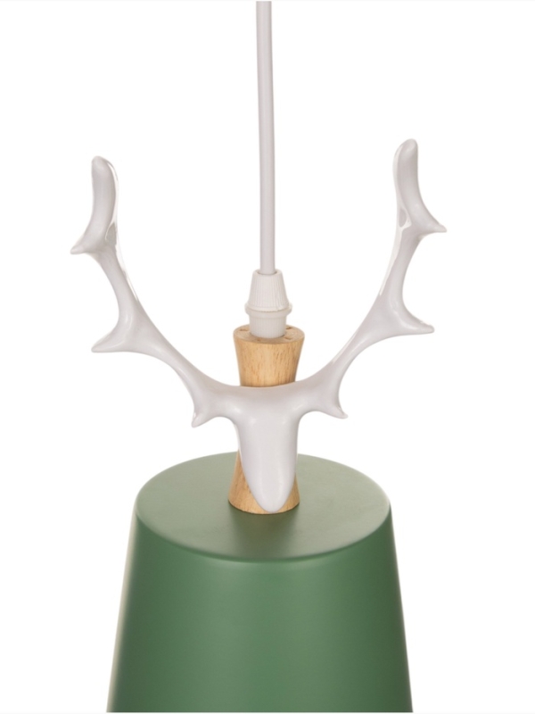 Светильник BayerLux Светильник BayerLux "Олень" 1хE27 40Вт зеленый-белый 13х13х100 см