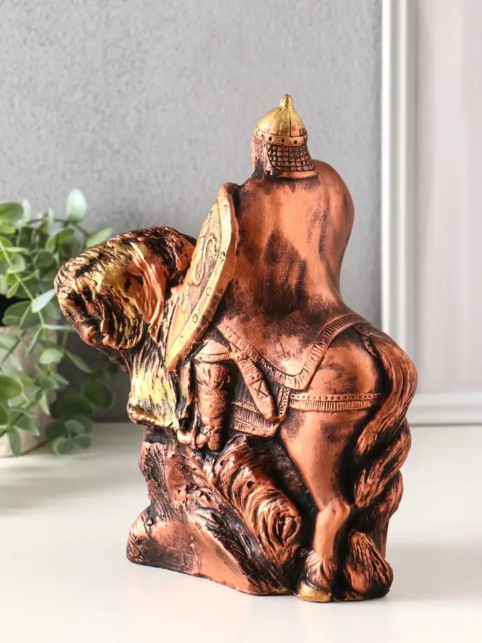 Фигура гипс «Всадник на лошади с мечом», 25×19×11 см Фигура гипс «Всадник на лошади с мечом», 25×19×11 см