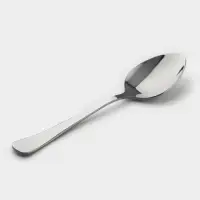 Ложка чайная &laquo;Росинка&raquo;, длина 13.7 см, толщина 1.8 мм, цвет серебряный