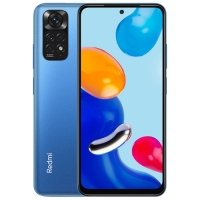 Смартфон Xiaomi Redmi Note 11 NFC, 6.43'', Amoled, 4Гб, 64Гб, 50Мп, 13Мп, 5000 мАч, синий