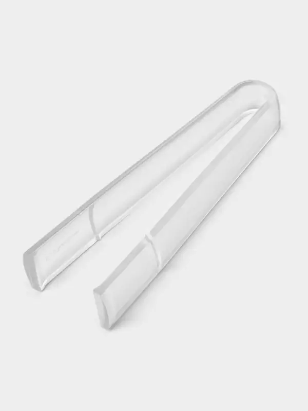 Ведро для льда с ручкой и щипцами Sylvana, 650 мл, h=13 см, стекло, прозрачное