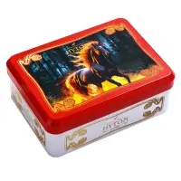 Чай чёрный новогодний HYTON «Шкатулка красная: огненная лошадь», 50 г