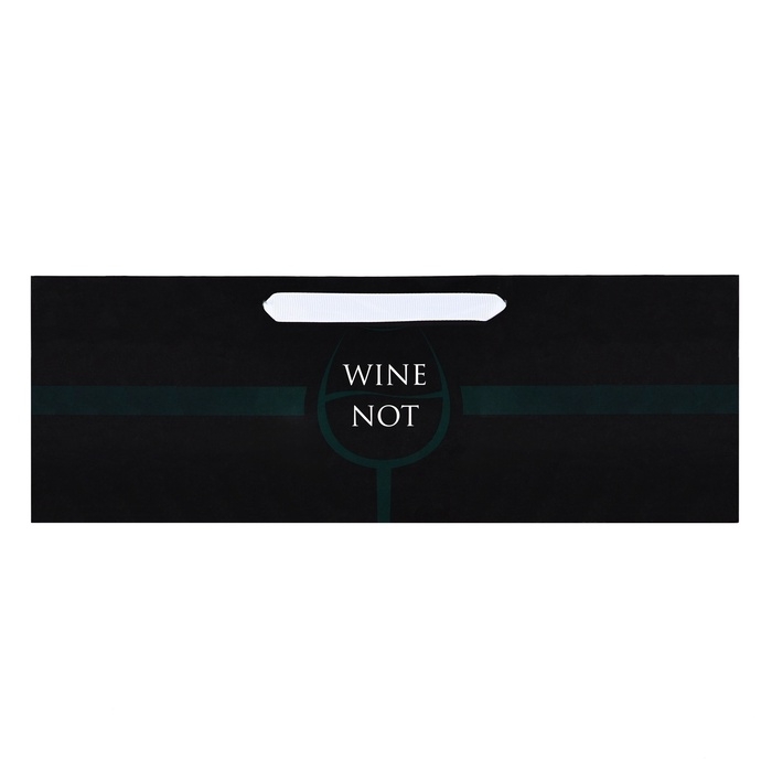 Пакет под бутылку горизонтальный «Вино», 36 × 10 × 13 см