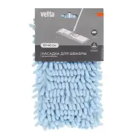 Насадка для швабры тм Vetta, 10х40см, 50 гр., &laquo;Лапша&raquo;, микрофибра