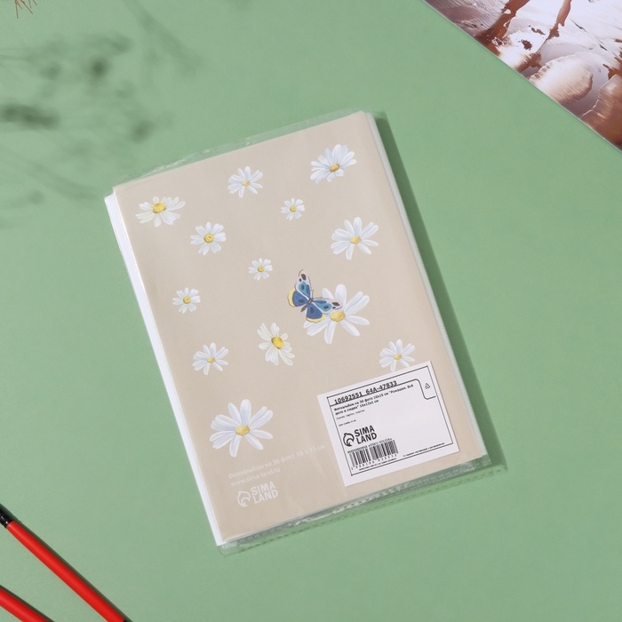 Фотоальбом на 36 фото 10х15 см Фотоальбом на 36 фото 10х15 см "Ромашки. Всё дело в людях" 16х12х1 см