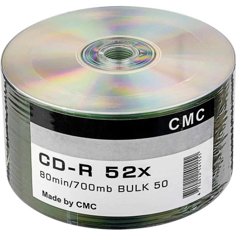 Носители информации CMC CD-R 80 52x Bulk/50