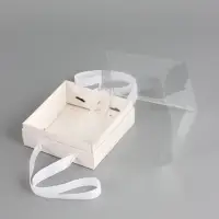 Коробка под бенто-торт 16 х 16 х 12,5 см