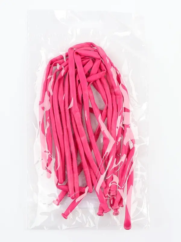 Воздушные шары для моделирования 125 см, d=2.5 см, 10 шт., фуксия Воздушные шары для моделирования 125 см, d=2.5 см, 10 шт., фуксия