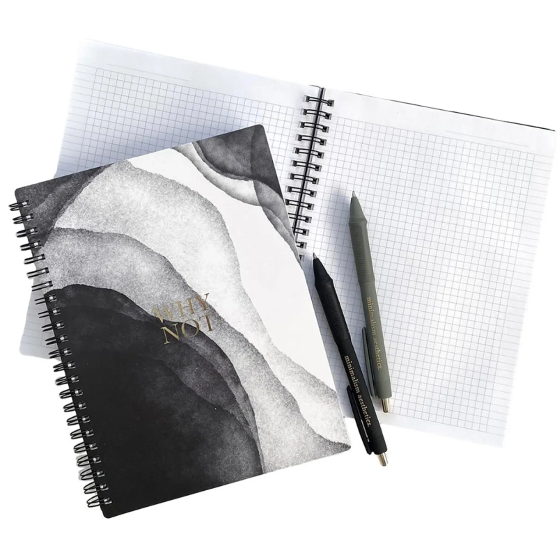 Бизнес-тетрадь&nbsp;А596л.клетка,спираль Be Smart,Aesthetics N3269