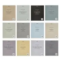 Комплект 12 предметных тетрадей 48 листов, справочная информация, 60гр, Пастель классика