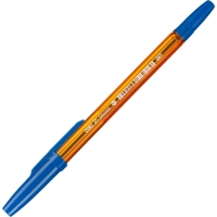 Ручка шариковая неавтомат. Deli P1-Orange EQ6T, пулев.нак,0.7мм,син.черн