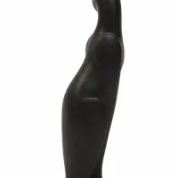 Фигурка гипс &laquo;Кошка Грация&raquo;, чёрная, 6&times;7&times;23 см