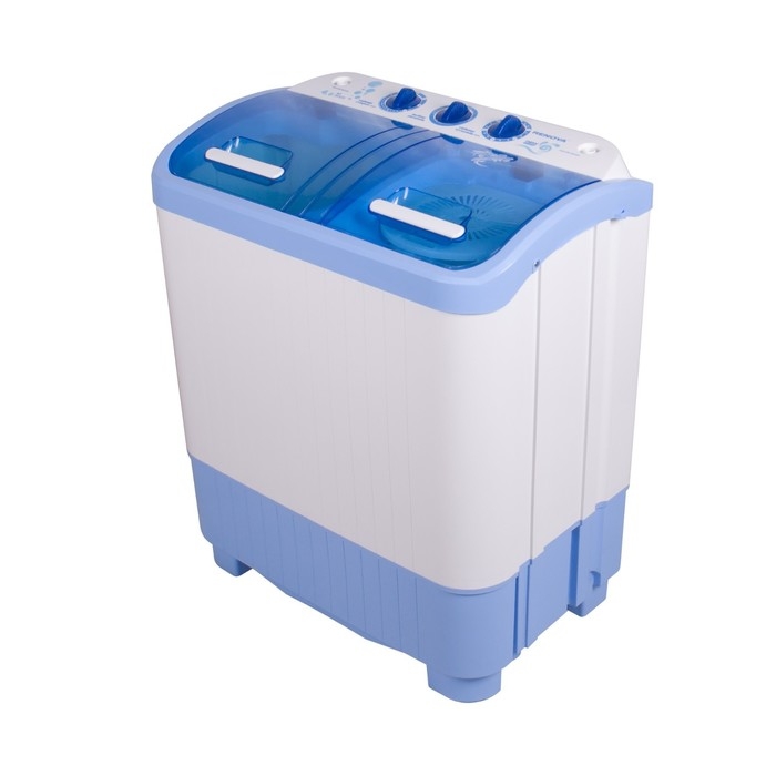Стиральная машина Ренова WS 40PET, 1350 об/мин, до 4 кг, бело-голубая Стиральная машина Ренова WS 40PET, 1350 об/мин, до 4 кг, бело-голубая