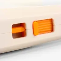 Рулетка - поводок для собак, лента 3 метра, белая, бежевая