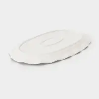 Блюдо сервировочное Breeze, 30.5&times;19&times;2 см, керамика, белое