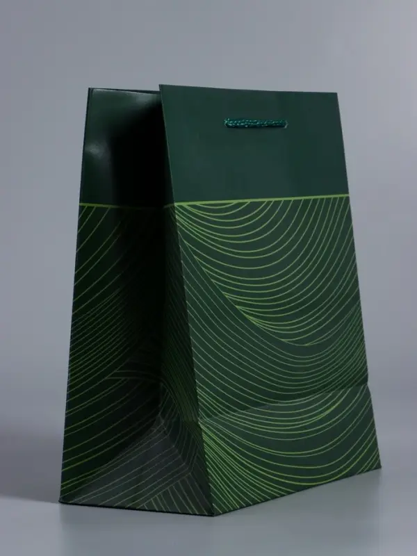 Пакет подарочный "Сдержанный шарм" ламинированный 18 х 22,3 х 10 см