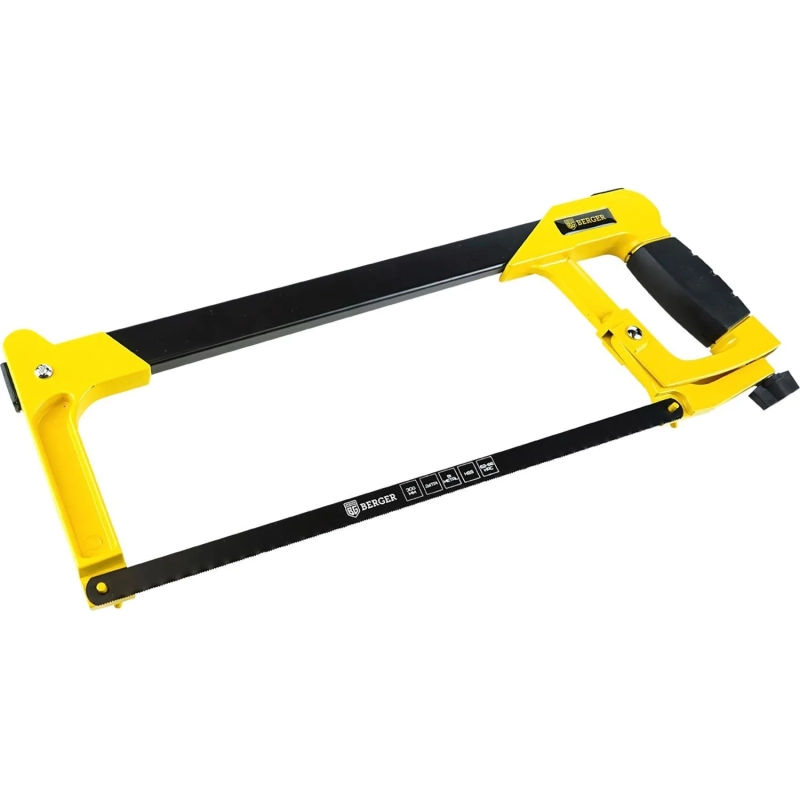 Ножовка по металлу 300мм, биметаллическое полотно, 24TPI, BERGER BG1846