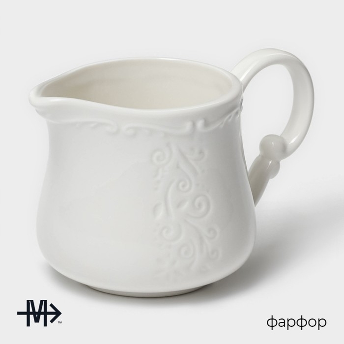 Молочник фарфоровый Magistro Kingdom, 250 мл Молочник фарфоровый Magistro Kingdom, 250 мл