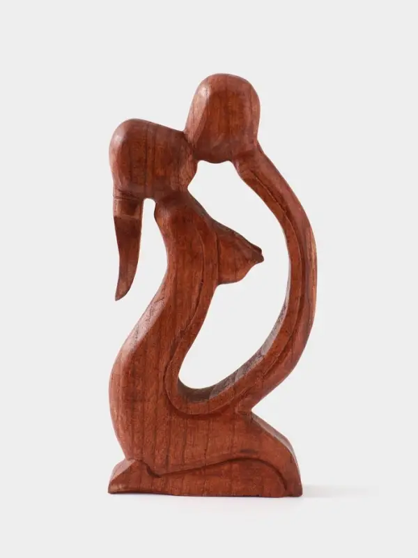 Фигурка &laquo;Поцелуй&raquo;, 30&times;12.5&times;3.5 см, дерево