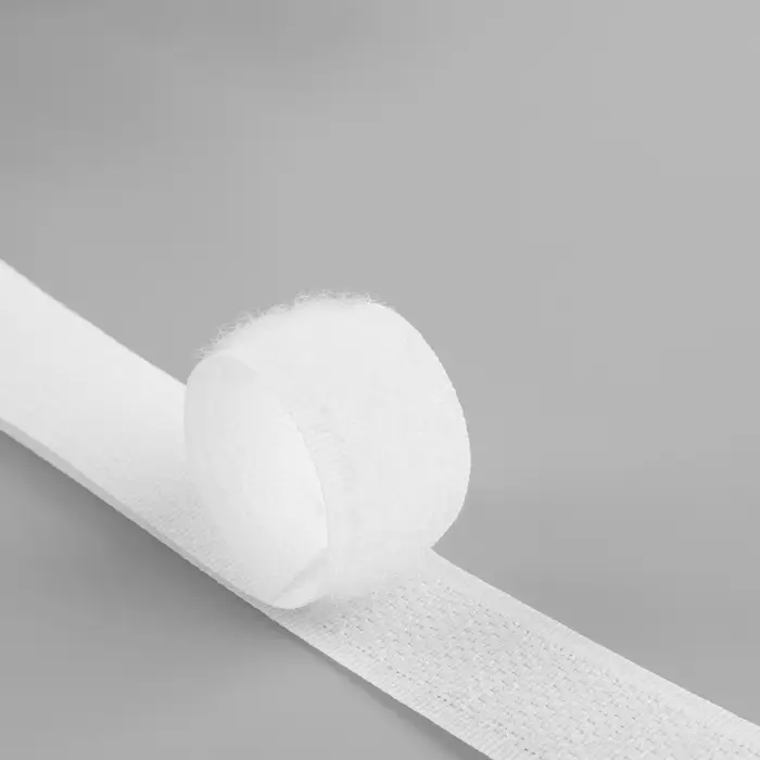 Липучка, 20 мм, 50 см, белая Липучка, 20 мм, 50 см, белая