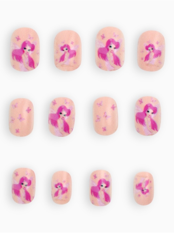 Детские накладные ногти "Принцесса"", 12 шт