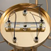 Люстра потолочная BayerLux &laquo;Андер&raquo;, 5хЕ27, 40 Вт, золото, 44&times;44&times;24 см