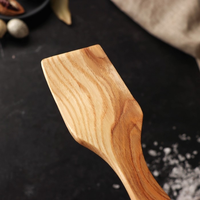 Лопатка кухонная, толстая, 30 см, черешня