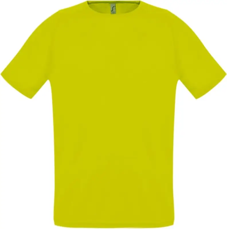 Футболка унисекс Sporty 140 желтый неон, размер XXs Футболка унисекс Sporty 140 желтый неон, размер XXs