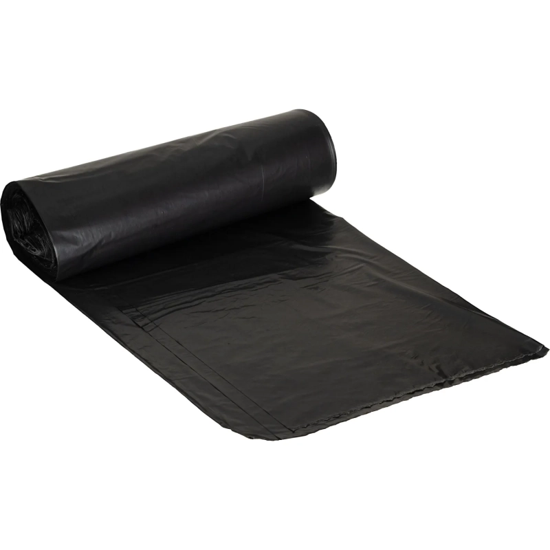 Мешки для мусора ПВД 120л 25мкмчерные 67х100см 10шт/рул Элементари_СПБ