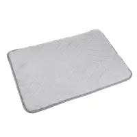 Коврик для ванной тм VETTA Брикс, вельвет, 40x60 см, 2 цвета