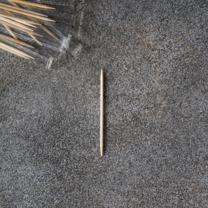 Зубочистки из берёзы Magistro, 500 шт, в индивидуальной упаковке, картонная коробка Зубочистки из берёзы Magistro, 500 шт, в индивидуальной упаковке, картонная коробка