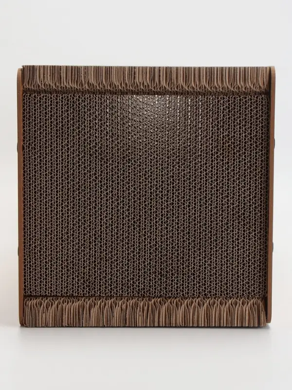 Когтеточка-лежанка «Пижон» из гофрокартона с кошачьей мятой «КотТедж», 48×24×24 см