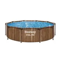 Бассейн каркасный Steel Pro, 305&times;76 см, круглый, рейка, 561VP Bestway