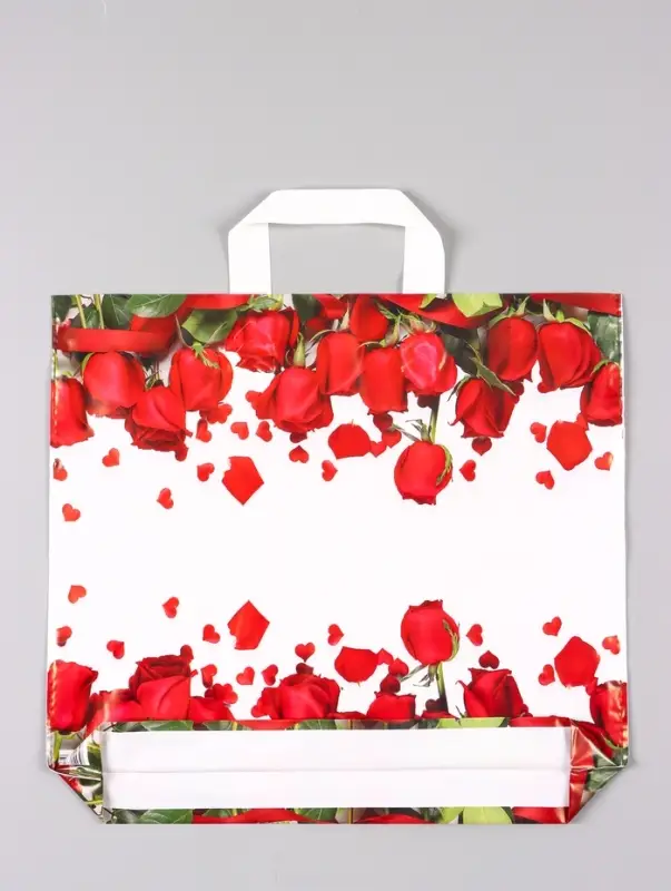 Пакет &laquo;Гран При&raquo;, полиэтиленовый с петлевой ручкой, 38&times;34 + 3 см, 70 мкм