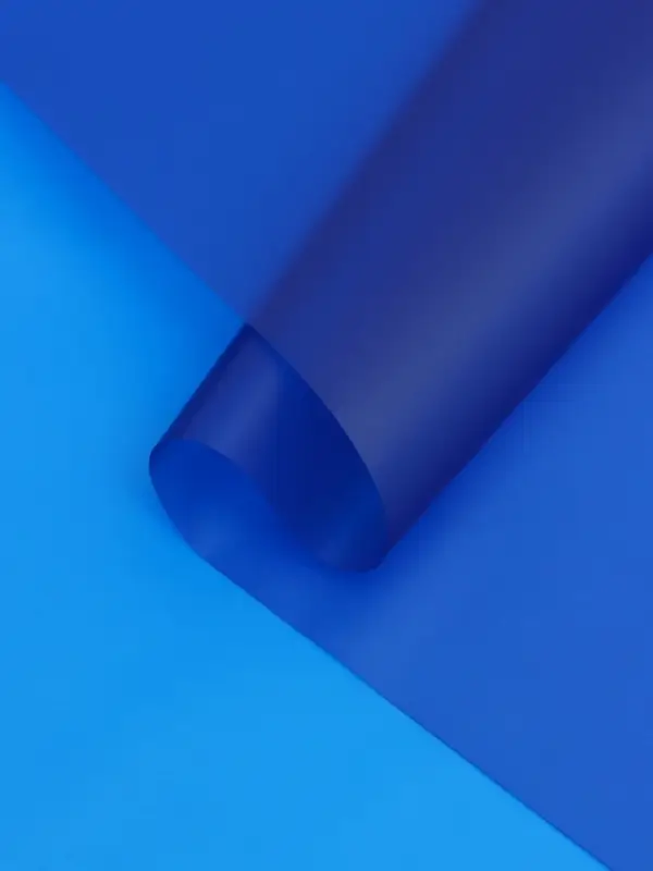 Пленка для цветов, матовая, синий, 0.57&times;10 м &plusmn;1 см