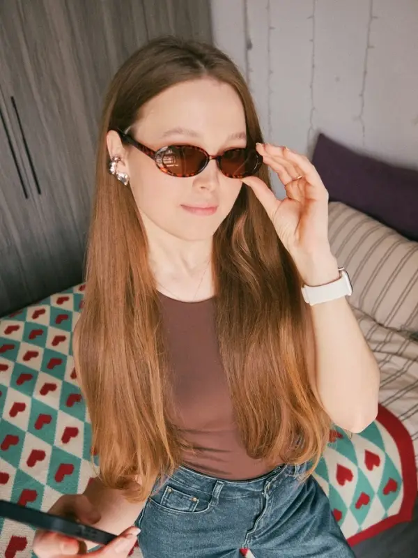 Очки солнцезащитные женские &laquo;OneSun. Леопардовый принт&raquo;, uv 380, дужка 13.6 см, ширина 14.3 см, линза 5.3&times;3 см