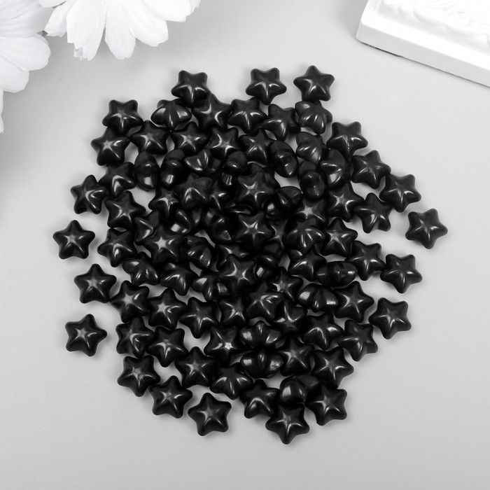 Сургуч в гранулах в пакете Сургуч в гранулах в пакете "Звёздочки" чёрный матовый 55 гр 12х8 см