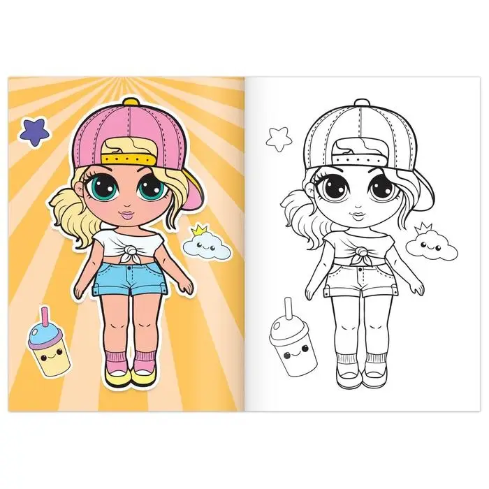 Раскраска «WOW Girls. Модницы», формат А5, 12 стр. Раскраска «WOW Girls. Модницы», формат А5, 12 стр.