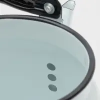 Чайник, 3.5 л, эмалированная сталь, белый