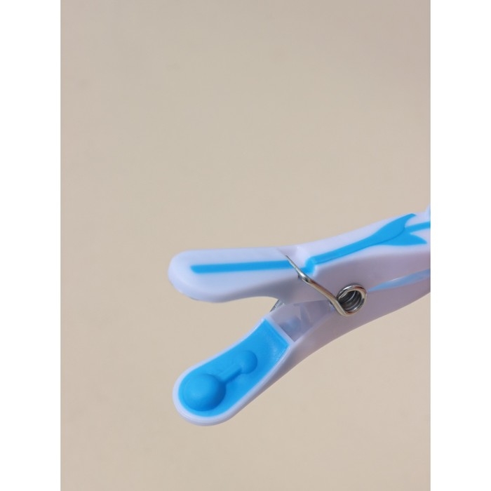 Прищепки бельевые «Тюльпаны», 8,5 см, 12 шт, цвет МИКС