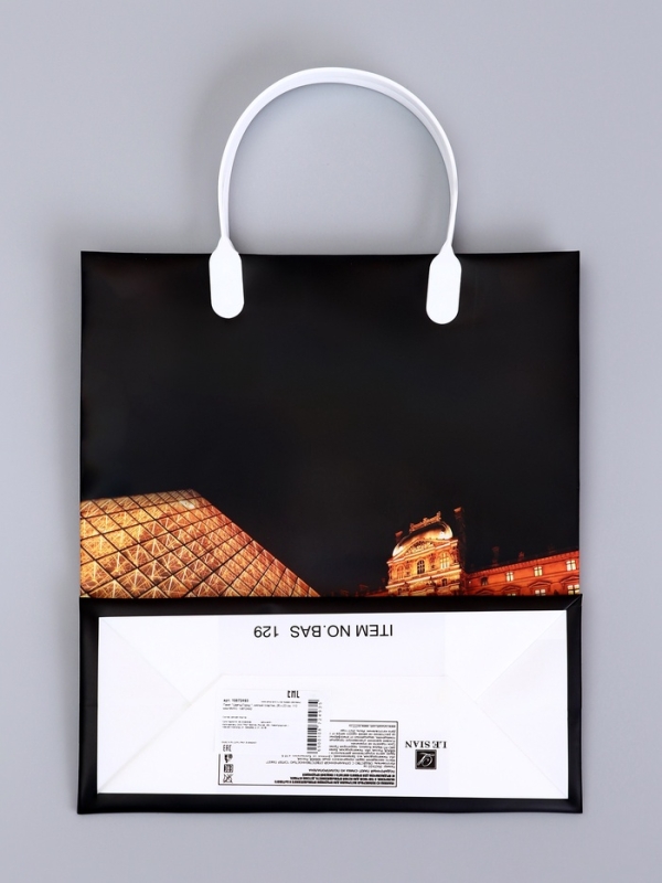 Пакет Пакет "Цветы/Город ", мягкий пластик, 26 x 23 см, 110 мкм МИКС