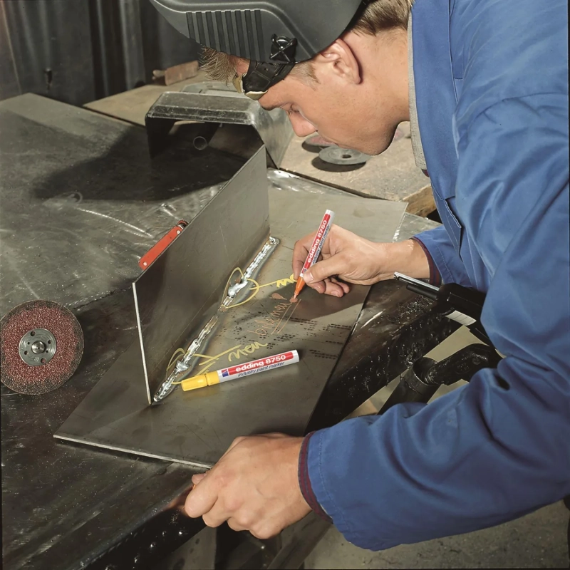 Маркер для промышленной графики EDDING E-8750/4 зеленый 2-4мм