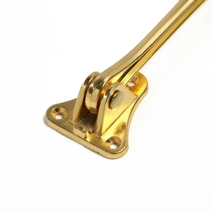 Фиксатор дверной LOCKLAND, &laquo;козья ножка&raquo;, цвет золото