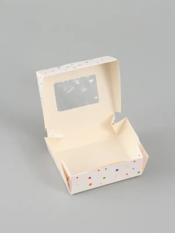 Коробка подарочная складная &laquo;Путевка в сладкую жизнь&raquo;, 10&times;8&times;3.5 см, с окном