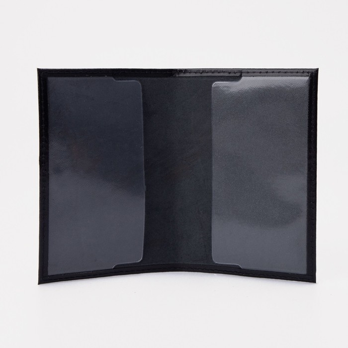 Обложка для военного билета, цвет чёрный Обложка для военного билета, цвет чёрный