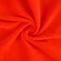Ткань для рукоделия, велюр на трикотажной основе, красная, лоскут 45&times;50 см